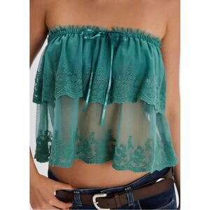Free People Love You So Lace Tube Top